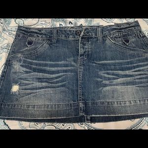 AE Mini Jean Skirt